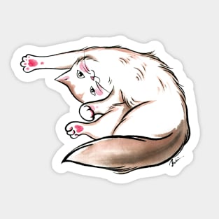 Come play with cat Sticker